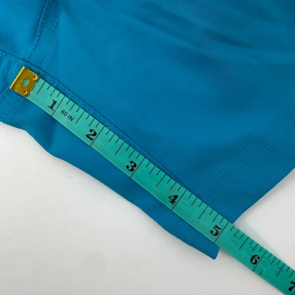 The North Face Cargo Shorts Mens Large Blue Belted Class V Hiking Outdoor